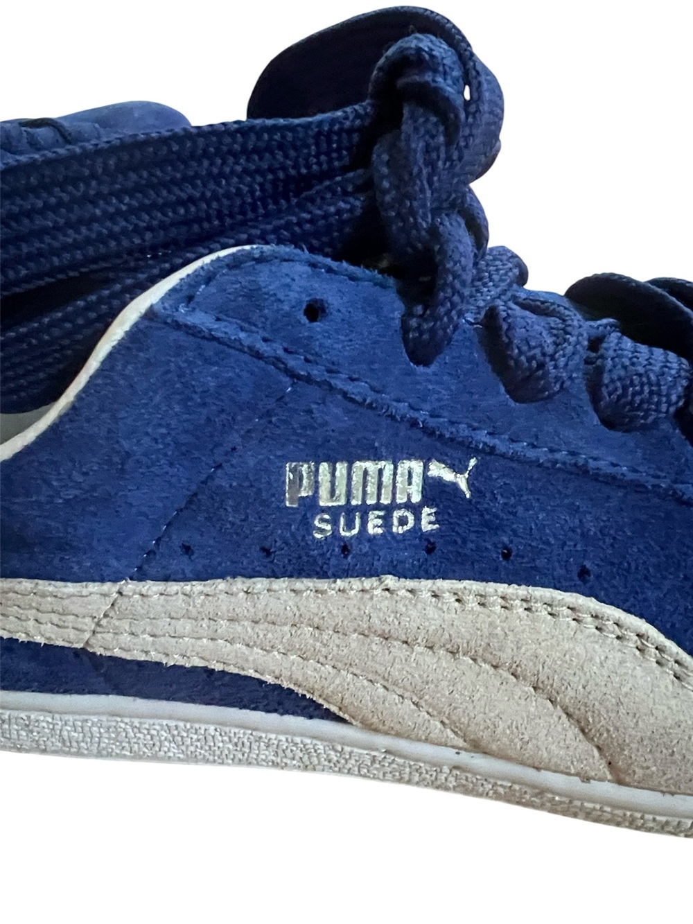 2010 Puma Suede Classic Olympian Blue-White Women’s 8.5/Men’s Size 7